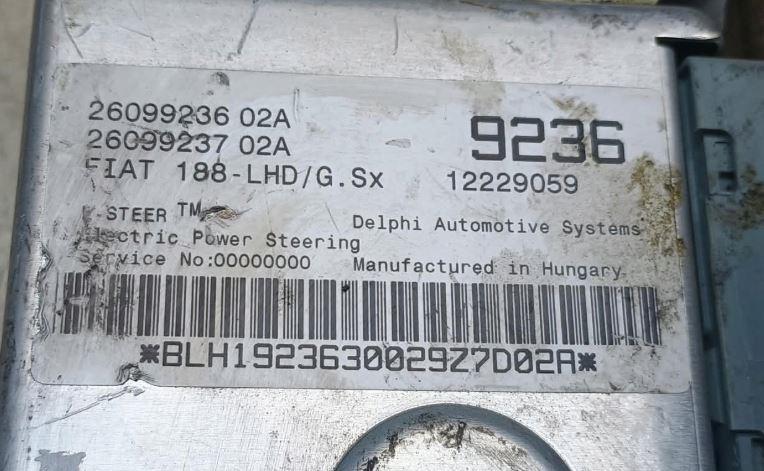 Fiat Punto II 1999-2010 hatchback 1.3 JTD diesel MT 51 kW 2004  Tyč riadenia (volantu) 26099236