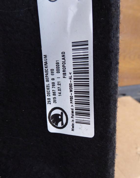 Skoda Superb II 2008-2015 sedan 2.0 TDI diesel AT 125 kW 2010  Pláto kufra 3V5867769G