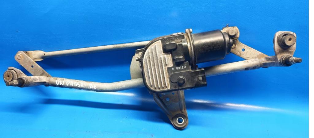 Volkswagen Passat B6 2005-2010 sedan 1.9 TDI diesel MT 77 kW 2006  Mechanizmus stieračov predný 3C1955419B