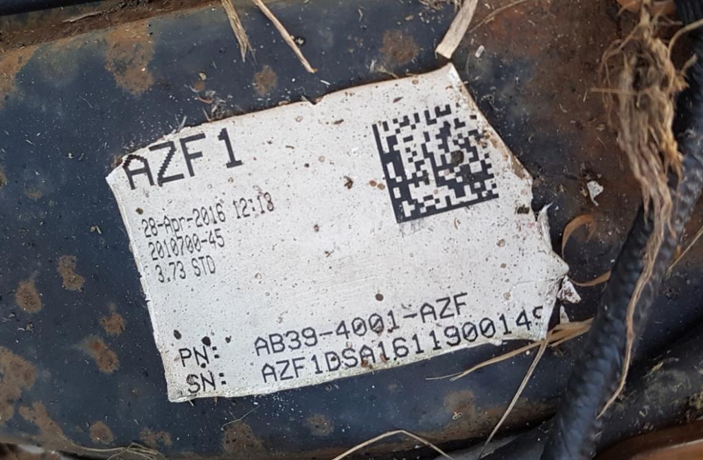 Ford Ranger IV  pickup  TDCI diesel MT  Diferenciál zadný 3.73  AB39-4001-AZF