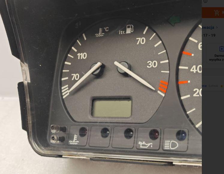 Volkswagen Passat B4 1993-1997 sedan 1.9 TD diesel MT 55 kW 1994  Prístrojová doska 3A0919860M 6160663108 53923262