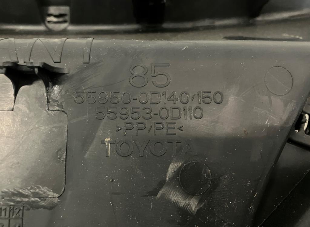 Toyota Yaris III 2011-2020 Mriežka kúrenia (fukár) 55950-0D140, 55950-0D150, 55953-0D110