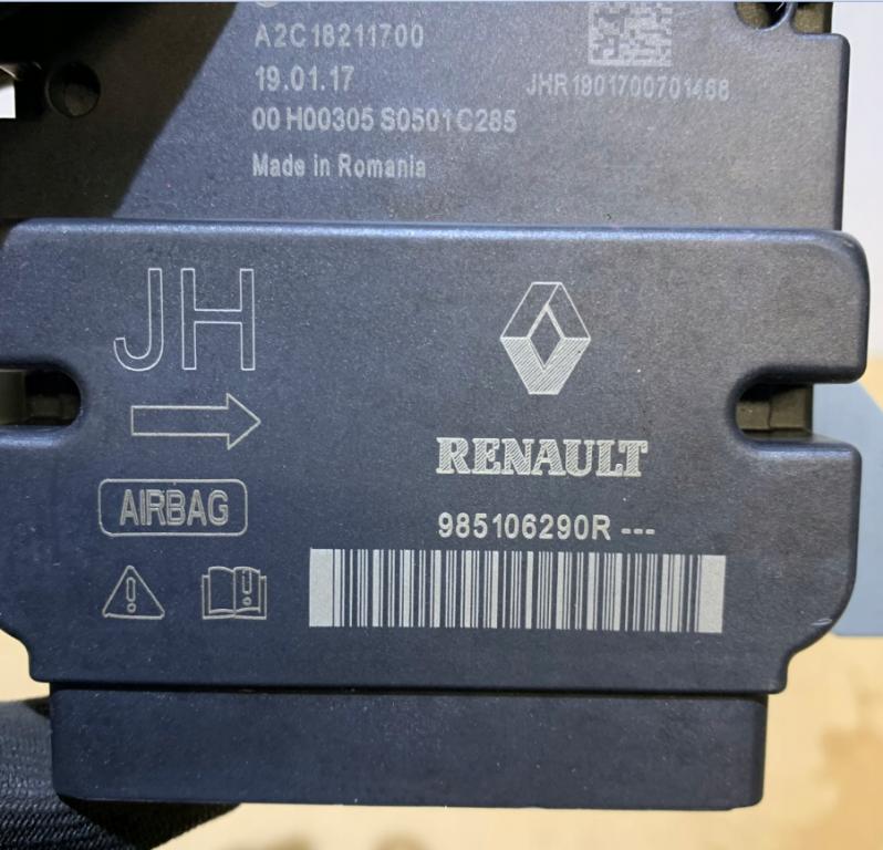 Opel Movano III 2010-2022 hatchback 2.3 CDTI diesel MT 92 kW 2012  Riadiaca jednotka airbagu 985106290R