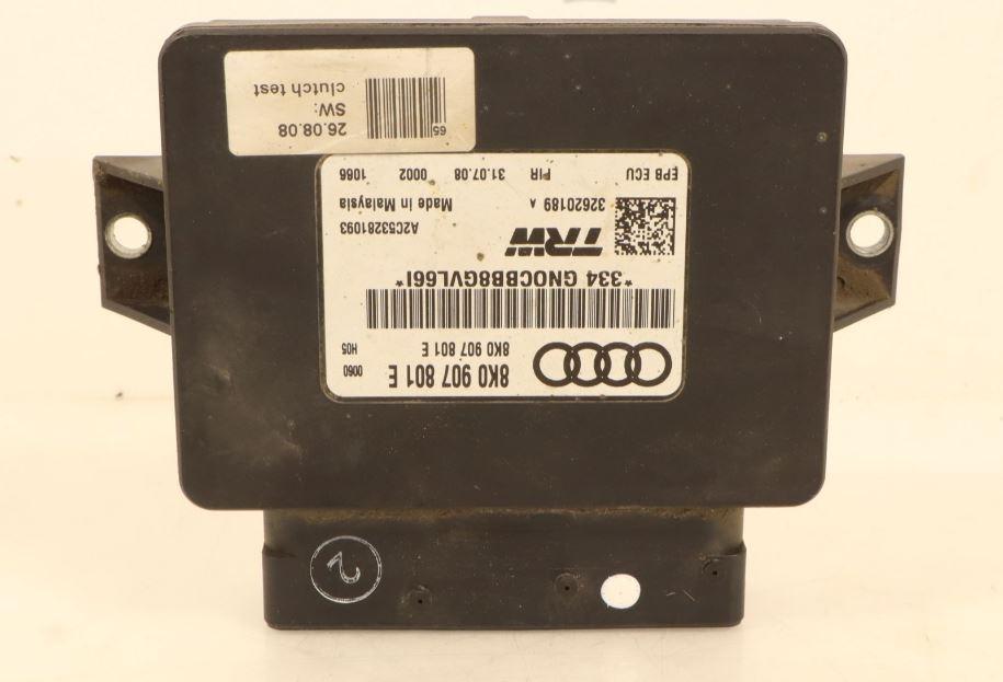 Audi A4 B8 2007-2015 combi 1.8 TFSI petrol MT 88 kW 2009  Modul ručnej (parkovacej) brzdy 8K0907801E