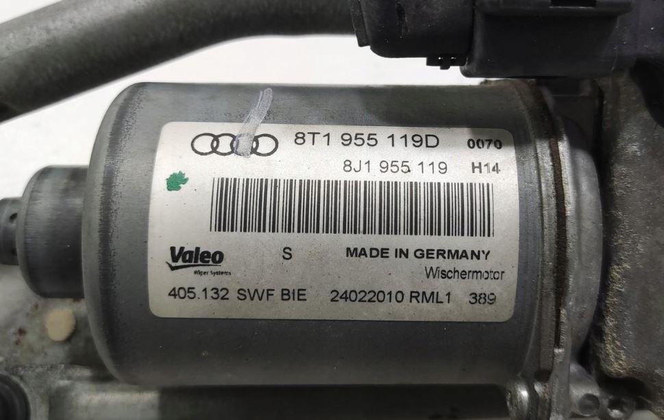 Audi A5 8T 2007-2016 2.0 TDI  1.8 TFSI petrol MT 125 kW 2008  Mechanizmus stieračov predný 8T1955119D