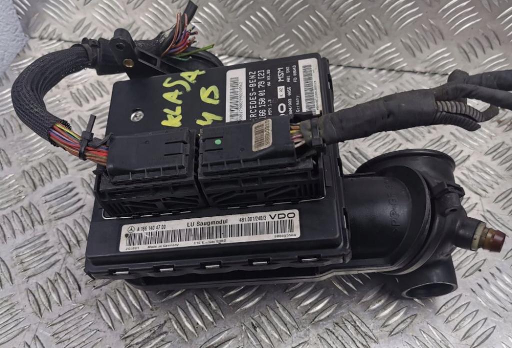 Mercedes A W168 1997-2004 hatchback 1.6 petrol AT 60 kW 2001  Riadiaca jednotka motora A1661500179