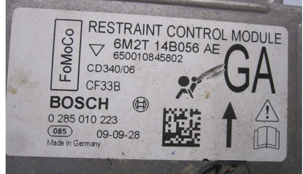 Ford S-max hatchback 2.0 TDCI diesel MT 103 kW 2008  Riadiaca jednotka airbagu 6M2T-14B056-AE