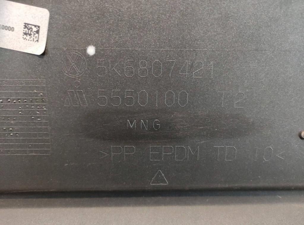 Volkswagen Golf VI 2008-2013 hatchback Nárazník zadný 5K6807421