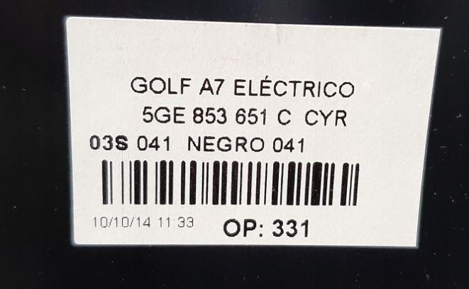 Volkswagen Golf VII 2012-2020 combi 2.0 TDI diesel MT 110 kW 2015  Lišta nárazníka 5GE853651C