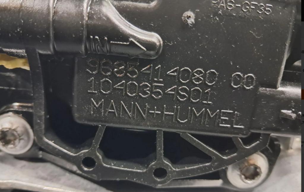 Citroen C5 II 2008-2017 sedan 2.0 HDI diesel MT 120 kW 2012  Obal palivového filtra 9683414080