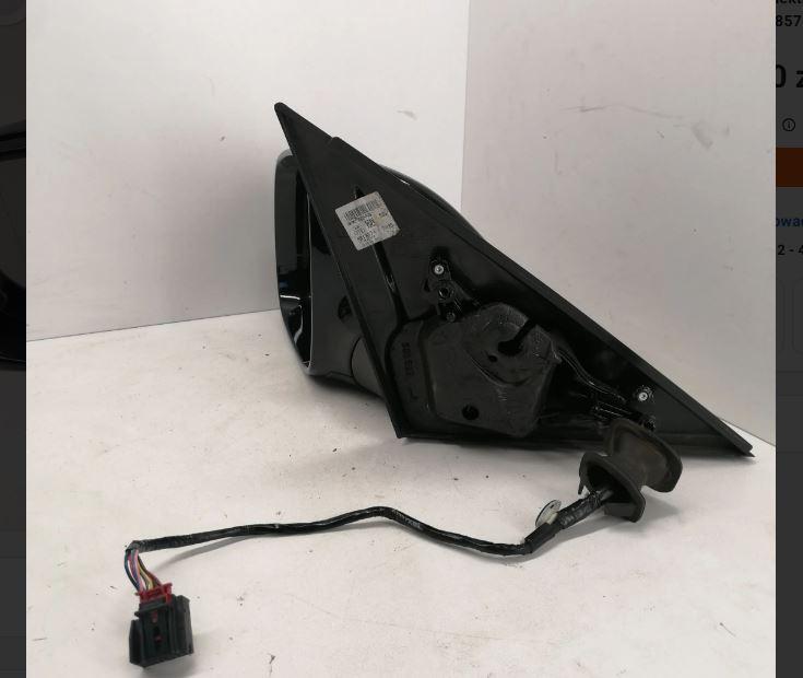 Audi Q5 2008-2016 hatchback   Spätné zrkadlo vonkajšie ľavé 8R1857409G