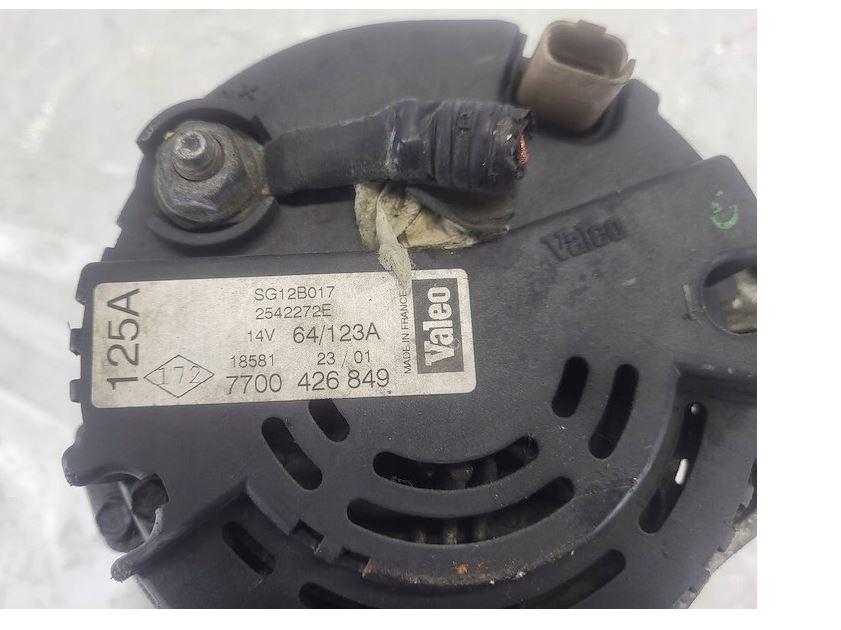 Nissan Almera N16 2000-2006 sedan 1.5 DCI diesel MT 60 kW 2005  Alternátor 7700426849 SG12B017