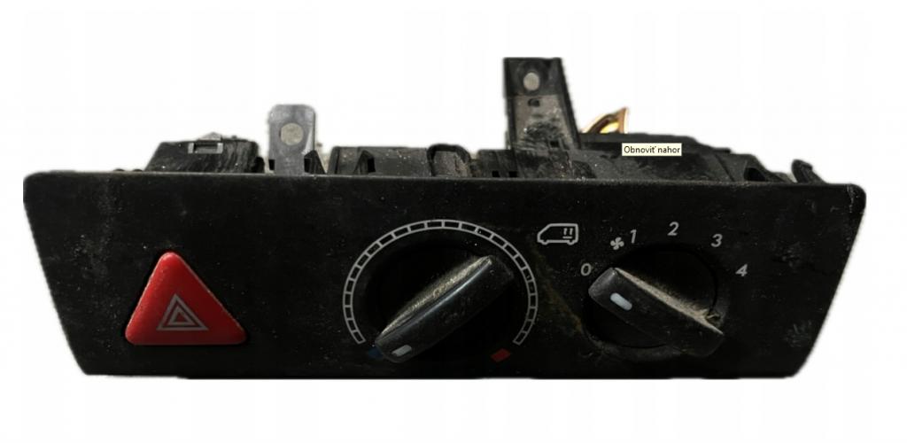 Volkswagen Transporter T5 2003-2015 hatchback 2.5 TDI diesel MT 96 kW 2007  Panel kúrenia/klimatizácie 7H0919158L