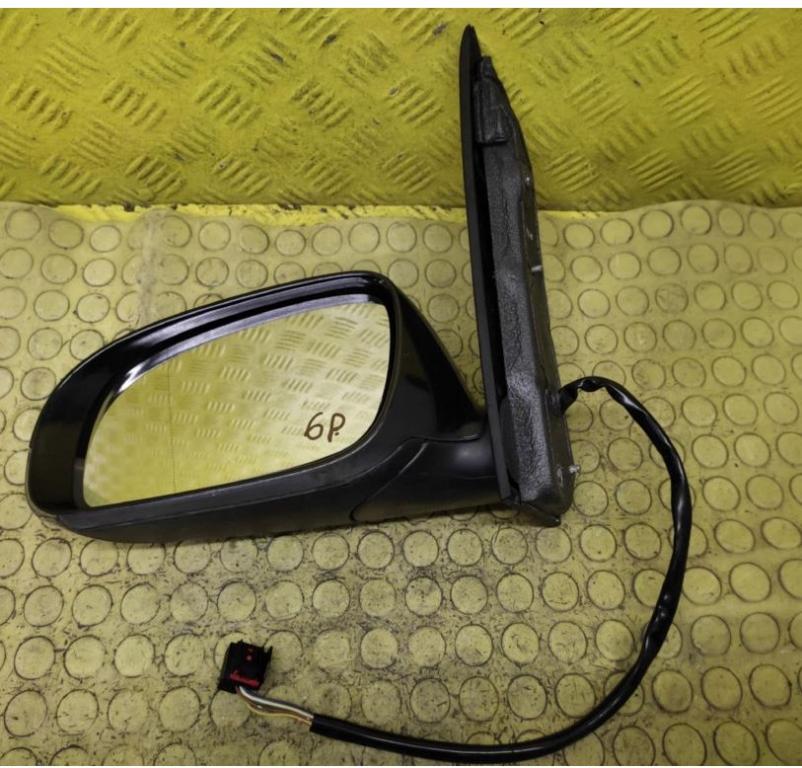 Volkswagen Touran I 2003-2015 hatchback 1.9 TDI diesel MT 77 kW 2007  Spätné zrkadlo vonkajšie ľavé 6pin