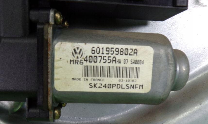 Skoda Fabia I 1999-2007 hatchback 1.2 petrol MT 40 kW 2004  Mechanizmus stieračov predný pravý 601959802A