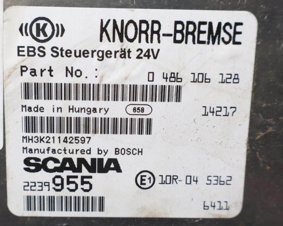 Scania  R410  Riadiaca jednotka EBS  0486106128