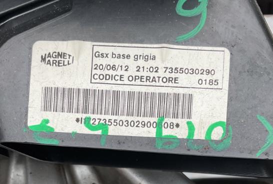 Fiat Punto Grande hatchback 1.2 petrol MT 48 kW 2009  Mriežka kúrenia (fukár) 7355030290