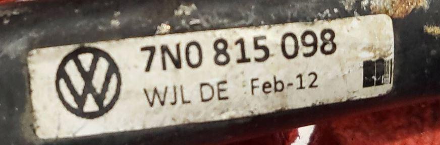 Seat Alhambra II 2010-2020 hatchback 2.0 TDI diesel AT 130 kW 2014  Hadica chladenia vody 7N0815098