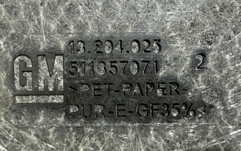 Opel Corsa D 2006  2014 hatchback 1.2 16v petrol MT 59 kW 2008  Podlaha kufra (batožinového priestoru) 13204025