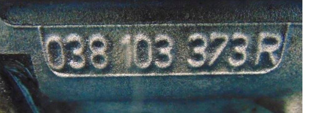 Volkswagen Golf V 2003-2009 hatchback 1.9 TDI diesel MT 77 kW 2006  Hlava valcov 038103373R