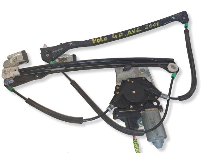 Volkswagen Polo III 6N 1994-2001 hatchback 1.4 16v petrol MT 55 kW 2001  Mechanizmus sťahovania okna predný ľavý 6N3959801D