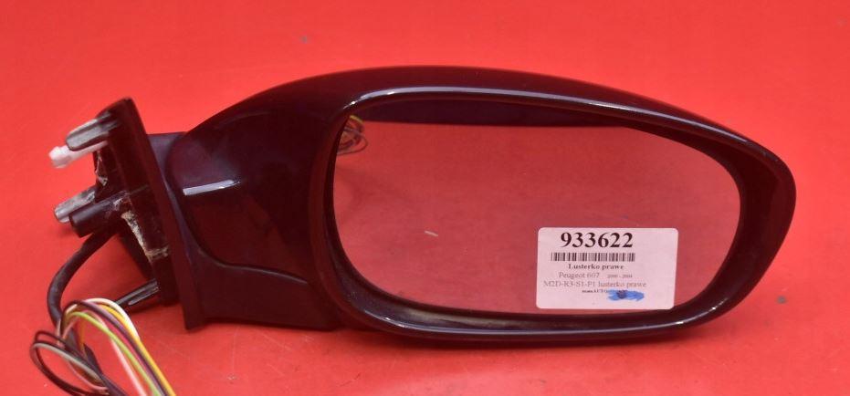 Peugeot 607 sedan 2.2 HDI diesel MT 98 kW 2004  Spätné zrkadlo vonkajšie pravé 11 pin