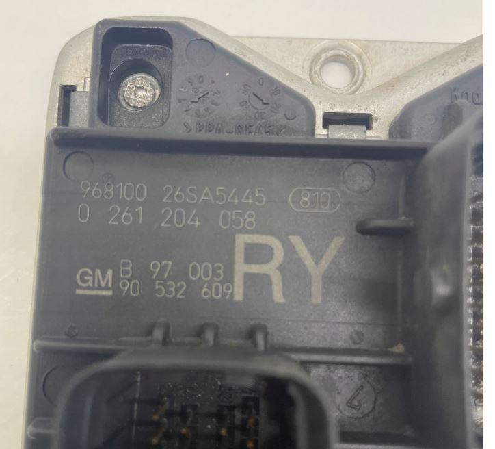 Opel Corsa B 1993-1999 hatchback 1.0 12v petrol MT 40 kW 1999  Riadiaca jednotka motora 0261204058 90532609RY