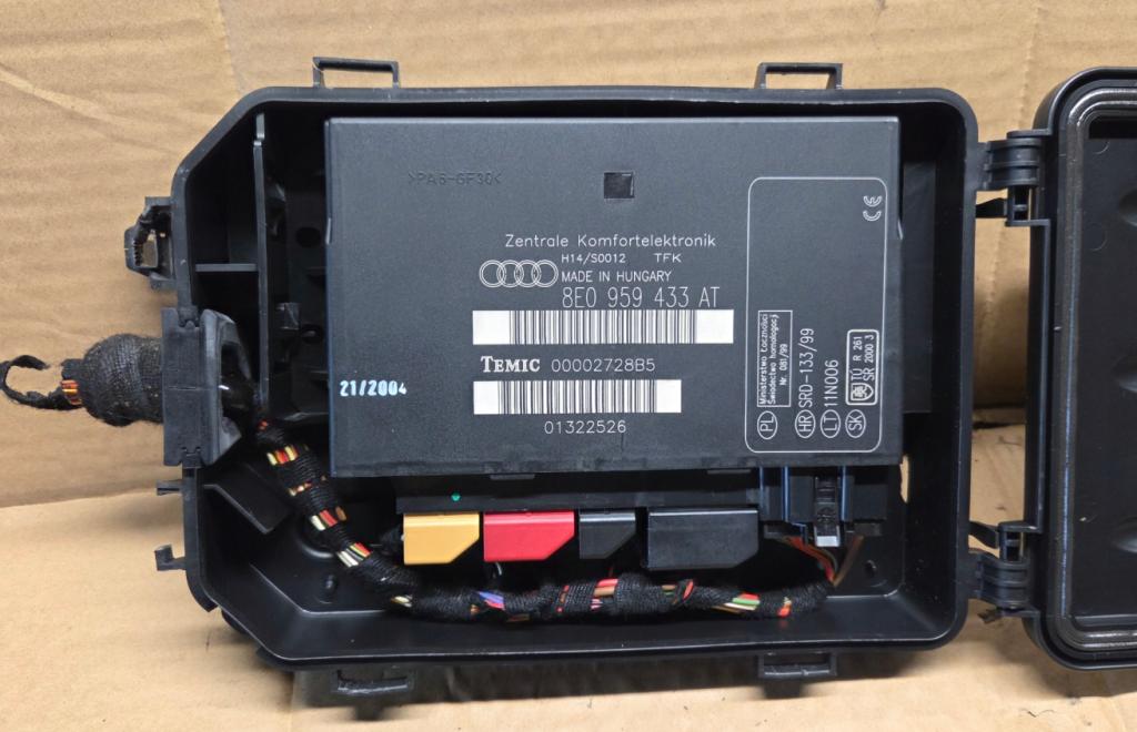 Audi A4 B6 2000-2004 Modul komfortu 8E0959433AT