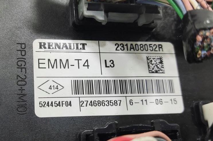 Renault Trafic III 2014- hatchback 1.6 DCI diesel MT 88 kW 2015  Modul komfortu 231A08052R