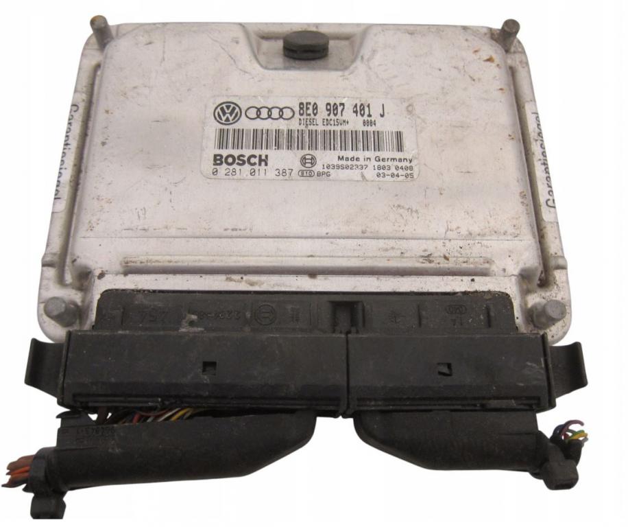 Audi A6 C5 1997-2004 combi 2.5 TDI diesel MT 132 kW 2000  Riadiaca jednotka motora 8E0907401J ; 0281011387