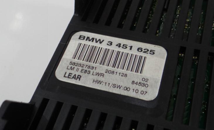 BMW X3 E83 2003-2010 hatchback 2.0 D diesel MT 130 kW 2008  Modul 3451625