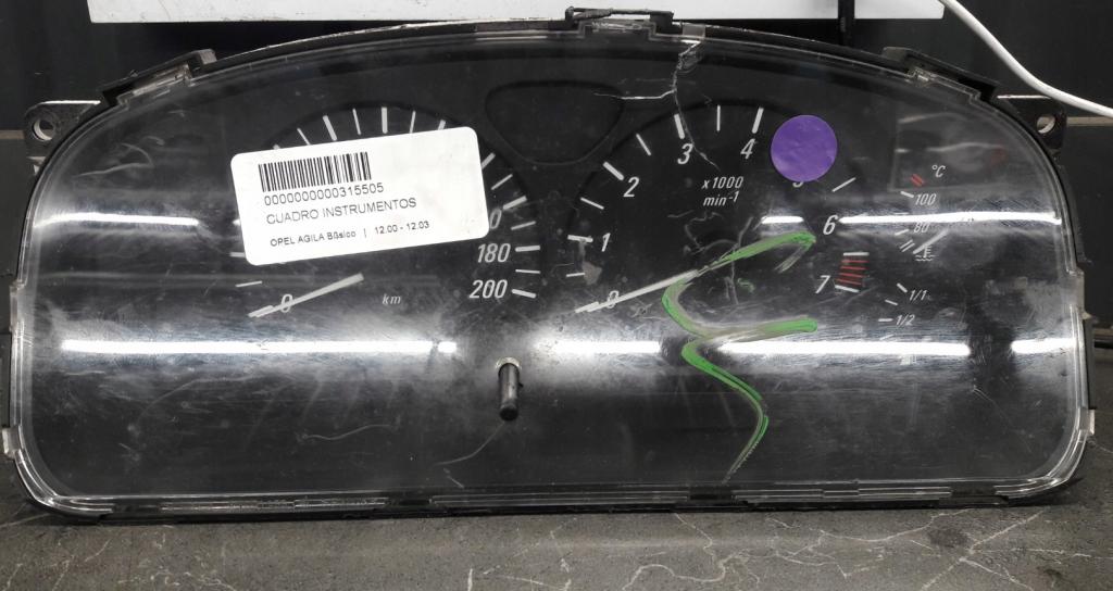 Opel Agila A 2000-2007 Prístrojová doska 34100-83EE0