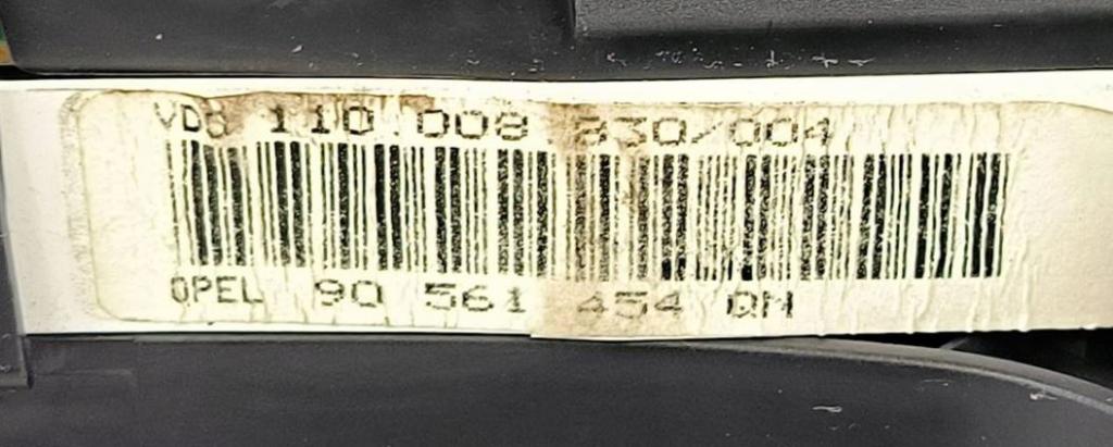 Opel Astra I 1991-2002 hatchback 1.6 petrol MT 55 kW 1998  Prístrojová doska 90561454QN