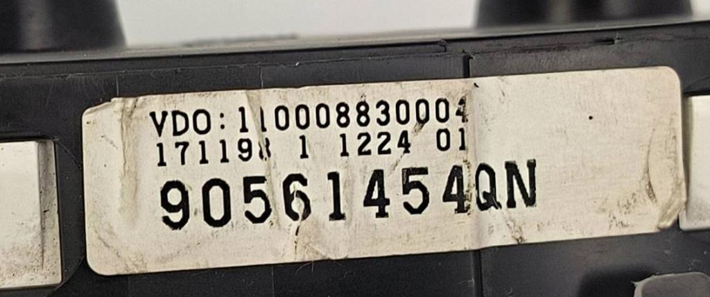 Opel Astra I 1991-2002 hatchback 1.6 petrol MT 55 kW 1998  Prístrojová doska 90561454QN