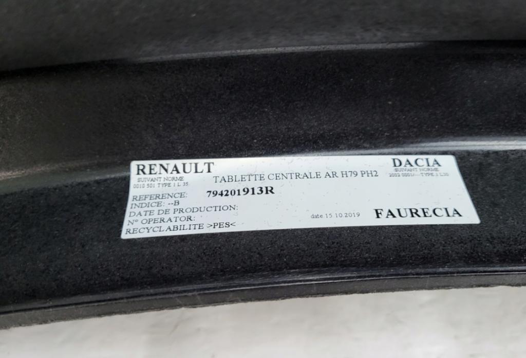 Dacia Duster I 2010-2018 suv Pláto kufra 794201913R