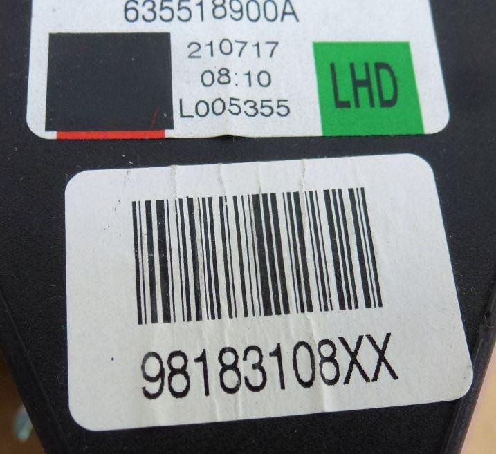 Citroen C3 III 1.2 12V 83KM HB 5d 2019 r. Bezpečnostný pás KOMPLET 625517700A 635518900A