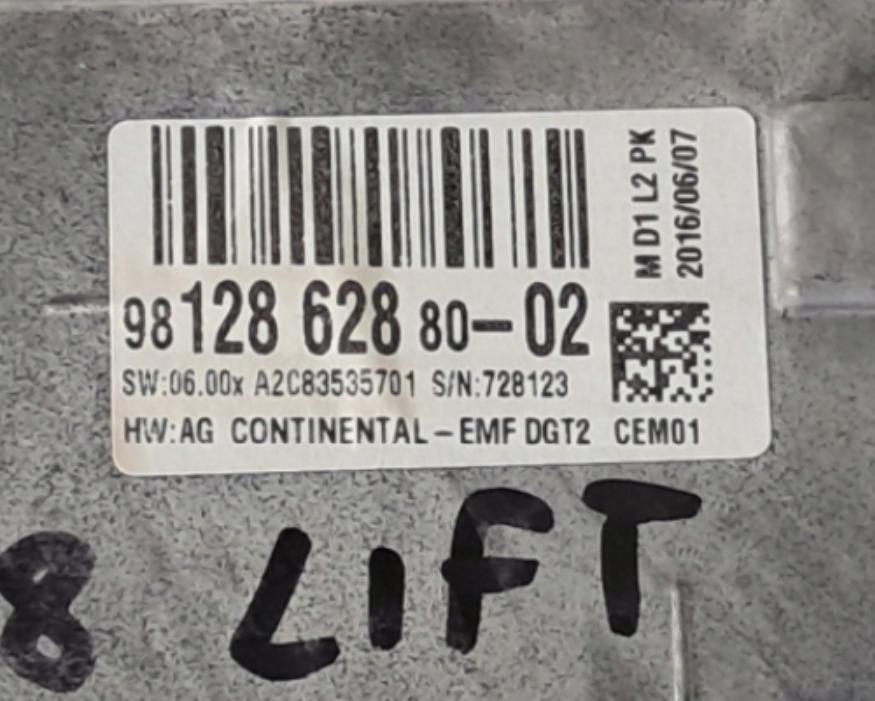 Peugeot 208 I 2012-2019 hatchback 1.6 HDI diesel MT 68 kW 2015  Displej 9812862880