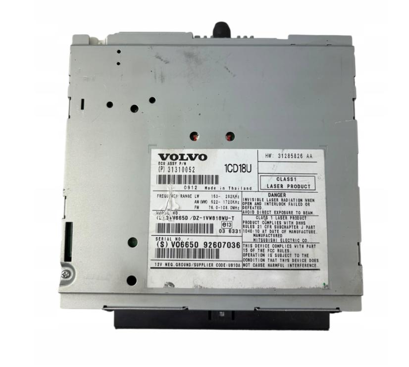 Volvo V40 II 2012-2019 hatchback  2010  Rádio 31310052