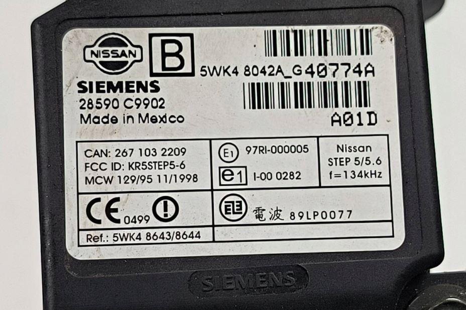Nissan X-trail I T30 2001-2007 hatchback 2.0 16v petrol MT 103 kW 2004 Spínacia skrinka 28590-C9902