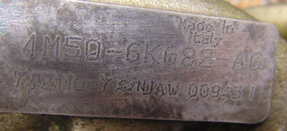 Ford Mondeo Mk4 2007-2014 sedan 1.8 TDCI diesel MT 92 kW 2008  Turbodúchadlo 4M5Q-6K682-AG,