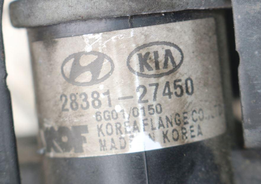 Kia Carens III 2006-2013 hatchback 1.4 16v petrol MT 66.2 kW 2012  Sacie potrubie 28381-27450