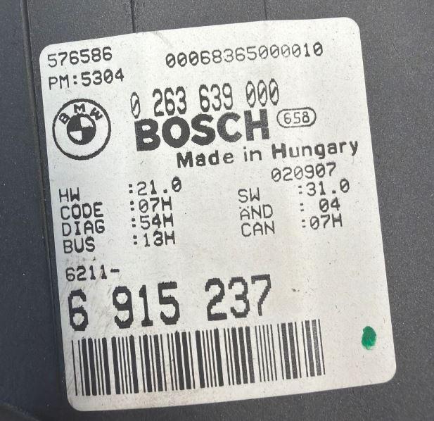 BMW 3 E46 1998-2007 hatchback 2.0 D diesel MT 110 kW 2002  Prístrojová doska 0263639000 576586 020907