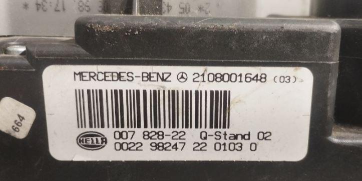 Mercedes C W202 1993-2001 sedan 2.2 CDI diesel MT 92 kW 1999  Riadiaca jednotka centrálneho zámku 2108001648 00782822 002298247