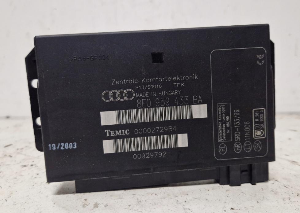 Audi A4 B6 2000-2004 Modul komfortu 8E0959433BA