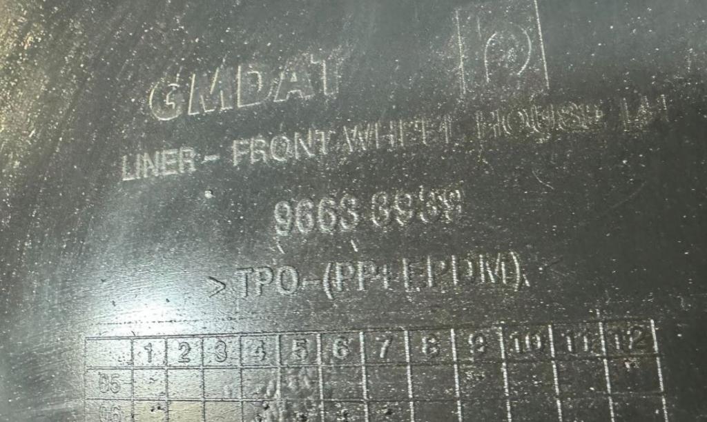 Chevrolet Epica sedan 2.0 24v petrol MT 105 kW 2010  Podblatník predný ľavý 96633939