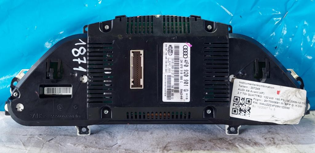 Audi A6 C6 2004-2011 2.7 TDI  2008  Prístrojová doska 4F0920901G