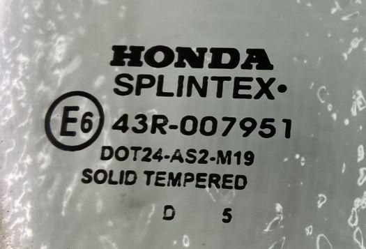Honda CR-V II 2001-2006 hatchback 2.0 16v petrol MT 110 kW 2002  Sklo predných pravých dverí