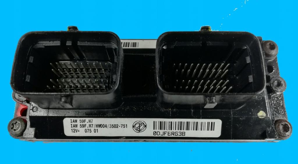 Fiat Seicento hatchback 1.1 petrol MT 40 kW  Riadiaca jednotka motora IAW 59F.M7