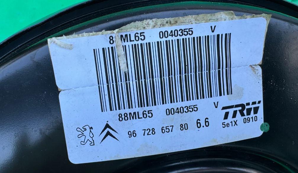 Citroen C3 Picasso 2008-2017 hatchback 1.6 HDI diesel MT 68 kW 2012  Posilňovač bŕzd 9672865780