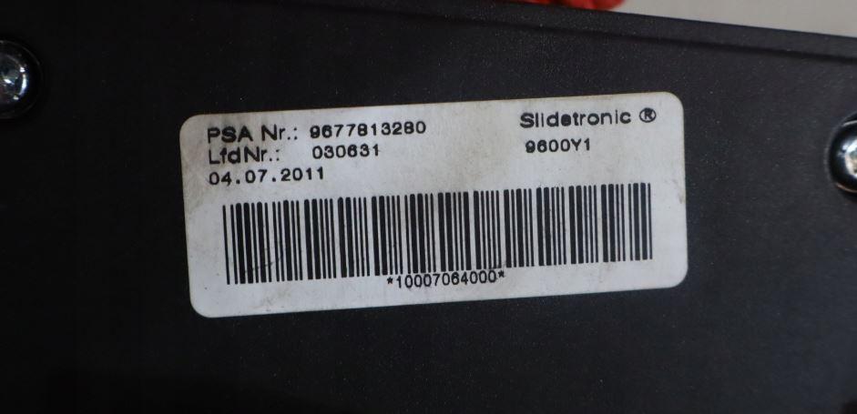 Citroen C4 II 2010-2017 hatchback 1.6 HDI diesel MT 82 kW 2012  Rýchlostná páka (kulisa) 9677813280